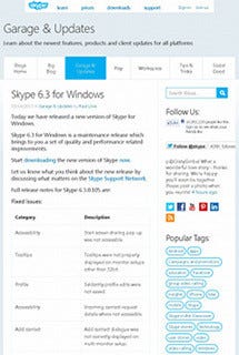 安定性の向上が図られた「Skype 6.3 for Windows」がリリース