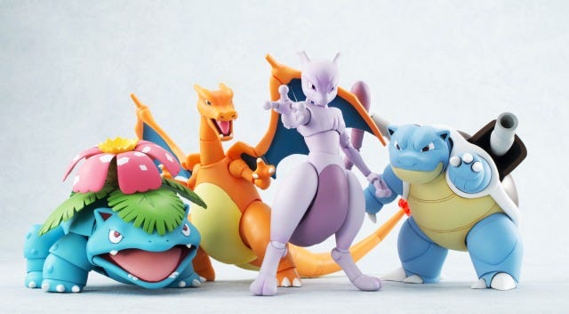 D-Artsに初代ポケモンの御三家フィギュアそろい踏み! フシギバナが発売決定 | マイナビニュース