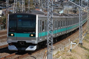 Jr東日本e233系 小田急4000形改造 常磐線 千代田線など 3線直通 可能に マイナビニュース