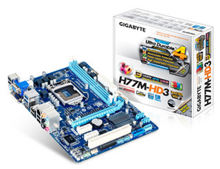 GIGABYTE、実売9,500前後のIntel H77 Express搭載マイクロATXマザーボード