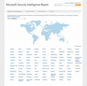 Microsoft、2012年後半のセキュリティ状況をまとめたセキュリティレポート