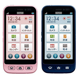 ソフトバンク、シニア向けAndroid「シンプルスマホ 204SH」発表