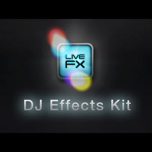マルチタッチ対応のiPad用エフェクトアプリ「LiveFX・DJ Effects Kit」