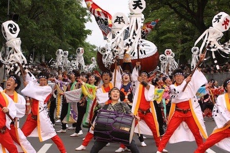 北海道札幌市で Yosakoiソーラン祭り を開催 踊り子270チームが集結 マイナビニュース