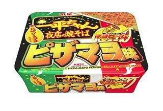 「ピザマヨ味」のカップ焼そば新登場! - 「明星 一平ちゃん」