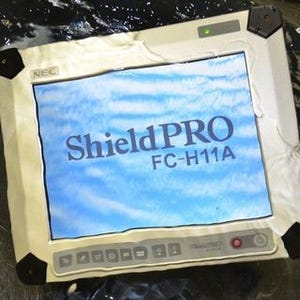 NEC、太陽光下での視認性を確保した堅牢タブレット「ShieldPRO H11A」