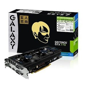 GALAXY、GeForce GTX 770グラフィックスカードのオーバークロックモデル