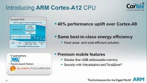 COMPUTEX TAIPEI 2013 - ARM、Cortex-A9後継の「Cortex-A12」やMali-T622/Mali-V500発表 - 技術詳細を解説