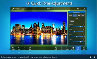タッチで楽しく写真編集ができるWindowsアプリ「PhotoDirector Moblie」