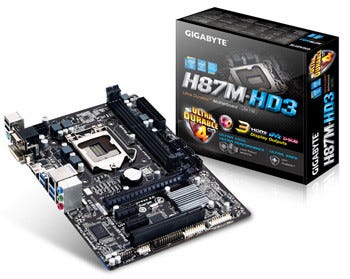 GIGABYTE、Intel H87搭載のマザーボード「GA-H87-HD3」「GA-H87M-HD3