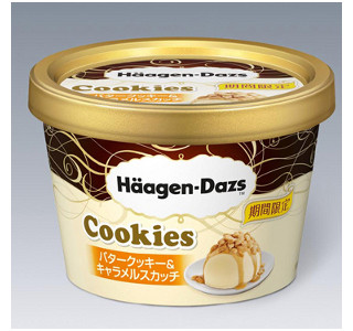 アイスの上にクッキーがたっぷり!　ハーゲンダッツ「ミニカップCookies」