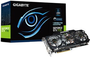 GIGABYTE、メモリ容量4GBのOC版GeForce GTX 770搭載グラフィックスカード