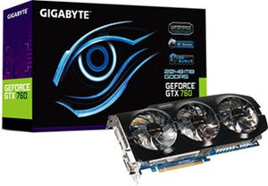 GIGABYTE、独自クーラー採用のOC版GeForce GTX 760搭載グラフィックスカード