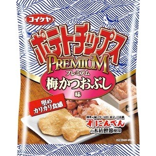 湖池屋、かつおぶしの老舗「にんべん」とコラボしたポテトチップス発売