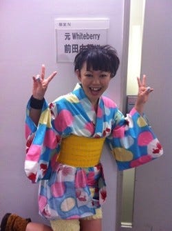 元whiteberry前田由紀 オファーで 夏祭り 熱唱 早いもの勝ちだー マイナビニュース