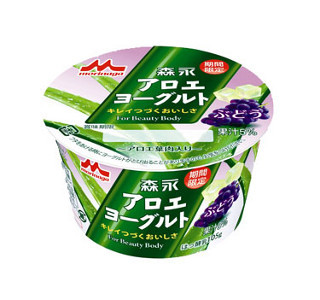 ぶどうとアロエの食感がマッチ!　期間限定「森永アロエヨーグルト ぶどう」