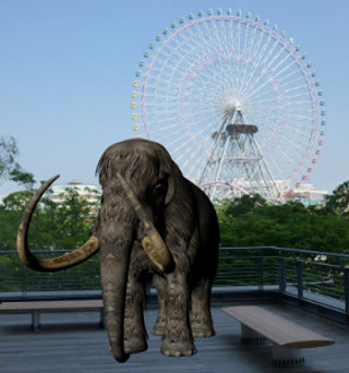 神奈川県みなとみらいにマンモス登場!?　マンモスがもらえるキャンペーンも