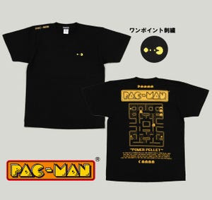 パックマン』『ゼビウス』などナムコ名作のTシャツやネクタイが登場 | マイナビニュース