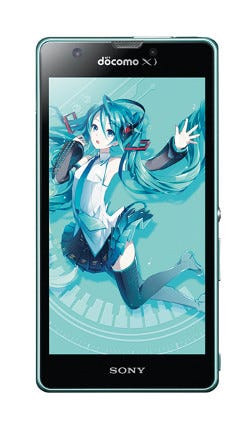 レポート 限定39 000台 ドコモのコラボスマホ Xperia Feat Hatsune Miku So 04e の仕様をチェック マイナビニュース