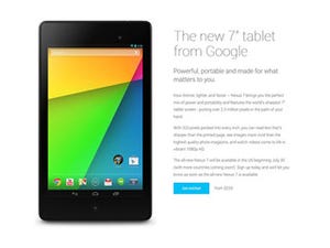 Google Playで新型「Nexus 7」紹介ページを公開