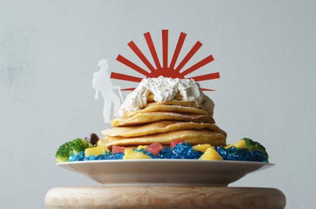 東京都渋谷で富士山のパンケーキやかき氷 富士山カフェが期間限定で登場 マイナビニュース