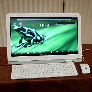 日本hp 21 5型ipsフルhd液晶の大型android Pc Vesaマウント対応 マイナビニュース