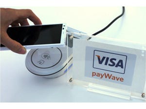 三井住友カードら、スマホ使った非接触IC決済サービス「Visa payWave」