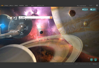 Bingの検索ボックスに「あるキーワード」を入力すると宇宙空間へ転送! - Bing日本版公式ブログ