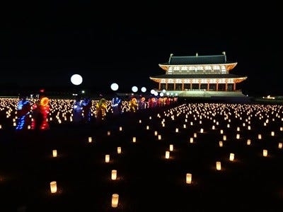 奈良県奈良市で 平城京天平祭 夏 開催 幻想的な光と灯りで彩る マイナビニュース