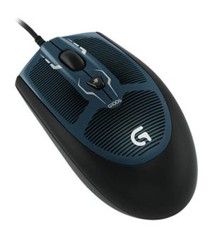 ロジクール、シンメトリーデザインの高耐久ゲーミングマウス「G100s」