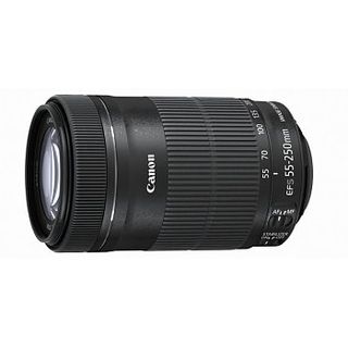 キヤノン、STM採用の望遠ズームレンズ「EF-S55-250mm F4-5.6 IS STM」