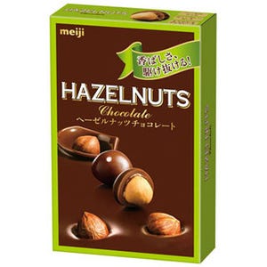 明治から「ヘーゼルナッツチョコレート」と「ジンジャーチョコレート」発売