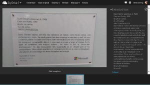 米Microsoft、SkyDriveにOCR機能を搭載