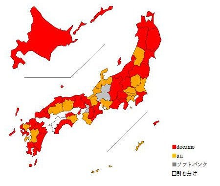 47都道府県別に つながりやすさ満足度 を調査 つながりやすさはドコモ Kddiの2強 ソフトバンクを引き離す ネオマーケティング調査 マイナビニュース