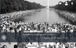 "ワシントン大行進"を歴史を越えてモダンWebで - Google Official blog