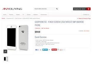 廉価版iPhoneにソックリ? GOOPHONEが「Goophone i5C」を公表 - 価格は99ドル