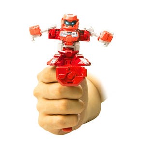 親指と親指で対戦できるロボット玩具「バトロボーグ『親指戦士』」発売