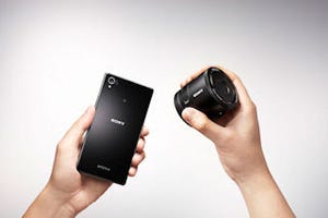ソニー、1型CMOS搭載レンズ型カメラ「サイバーショット QX100」を国内発売