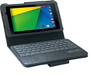 マグレックス、新型Nexus 7を保護するキーボード搭載レザーケース