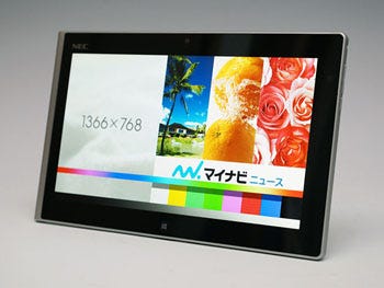 NECの新タブレット「LaVie Tab W」速攻レビュー - 筆圧感知