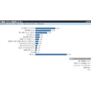 好きなスタイリング剤ランキング、男性1位は「ギャツビー」、女性は?