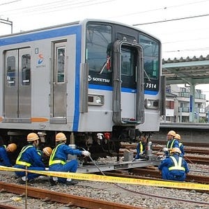 相模鉄道、相模大塚駅で総勢355名参加の異常時総合訓練 - 警察・消防も参加