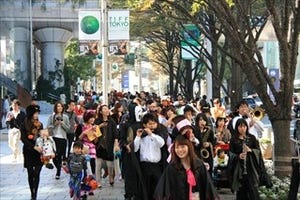 東京都・六本木ヒルズでハロウィンイベント開催 -3,000人の仮装パレードも