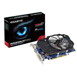 GIGABYTE、100mm低回転ファンを採用したRadeon R7 250/240搭載カード