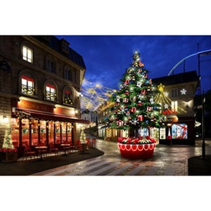 富士急ハイランド「リサとガスパール タウン」で、パリ風のクリスマスを