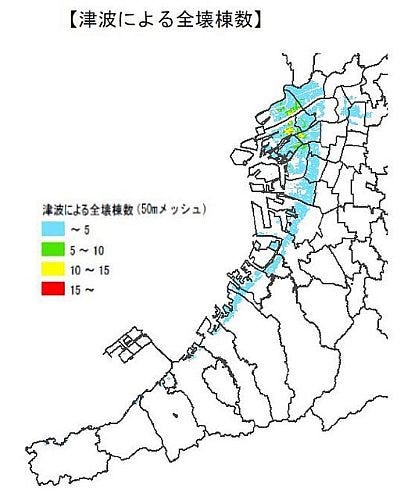 南海トラフ地震 大阪府の死者は最大13万人 津波での死者は大阪市西区が最多 マイナビニュース