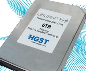 HGST、容量6テラバイトの3.5" HDD出荷開始、ヘリウムシールドを採用