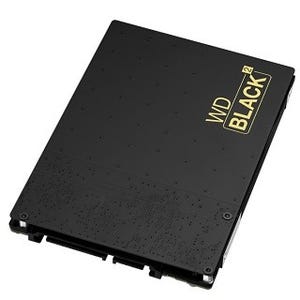 ウエスタンデジタル、SSD/HDD一体の9.5mm厚2.5型SATAドライブ「WD Black2」