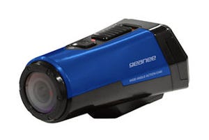 GEANEE、GPSとサイクルコンピューター搭載のフルHD防水アクションカメラ