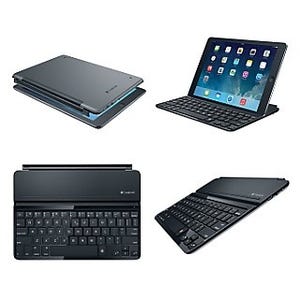 ロジクール、iPad Air用のキーボード&保護カバーを3モデル